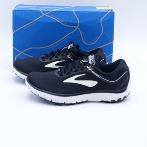 NEW Brooks PureFlow 7 Running Shoes 120262-1B-048 Black/White